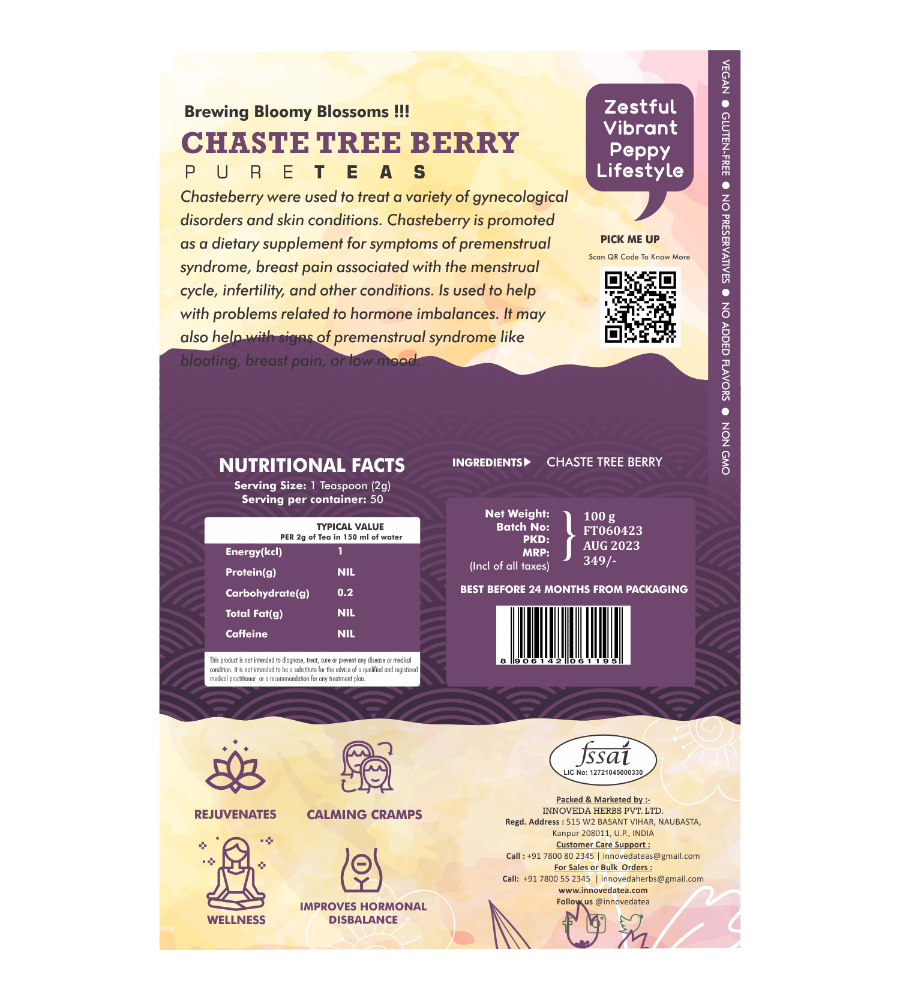 Innoveda Chaste Berry For Female Health